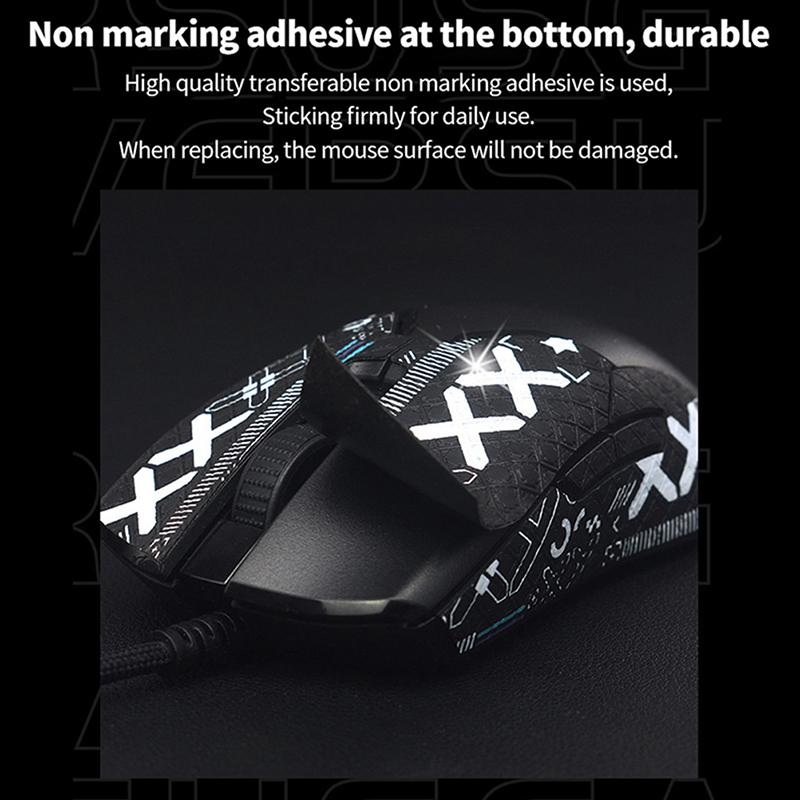 Лента для захвата мыши, наклейка для скейта для Logitech G502X G502X Puls, нескользящая наклейка для кожи