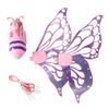 Adjustable Strap Moving Fairy Butterfly Wings With Lights Fairy Flying Toy  Cosplay