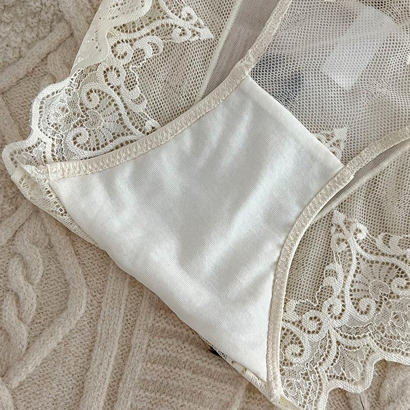 Sexy and Hot Lace Low-waisted Breathable Pure Desire Triangle Women’s Panties