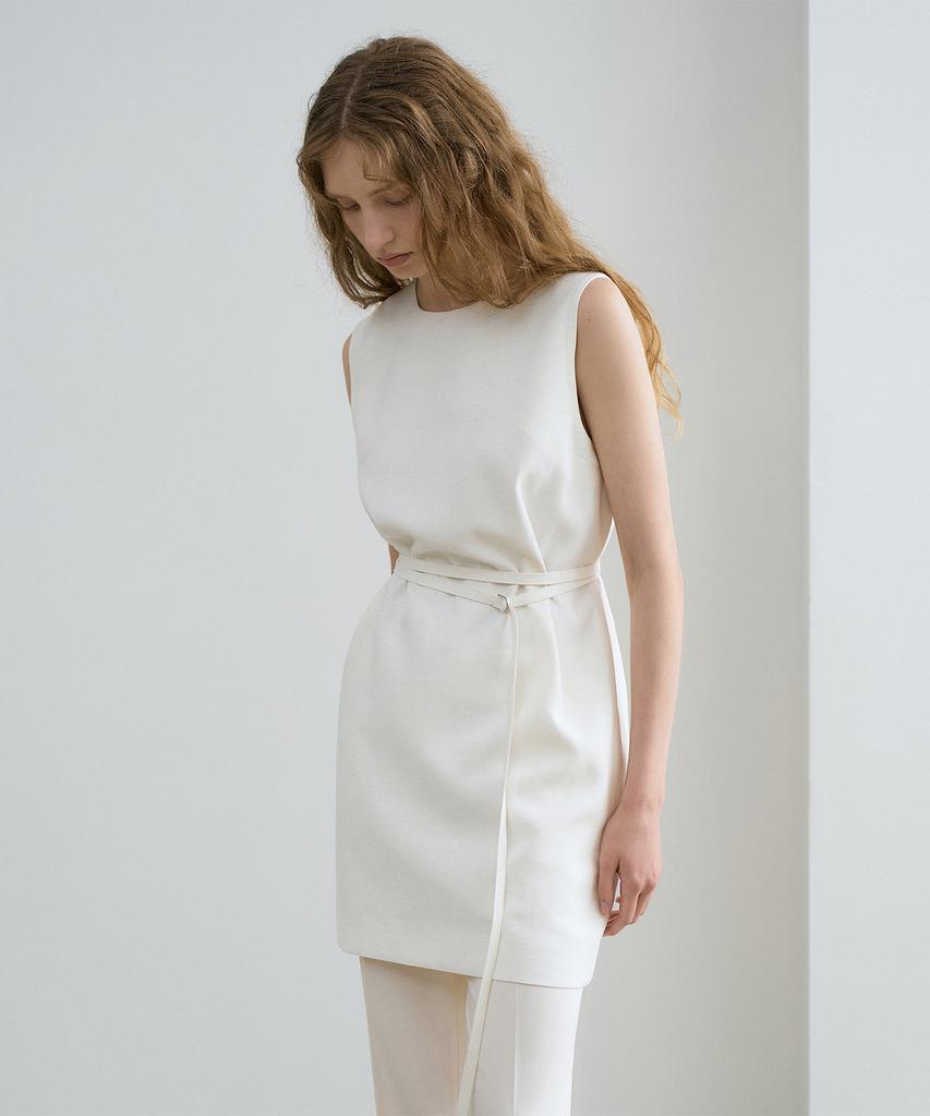 Rene J Belted Basic Mini Dress