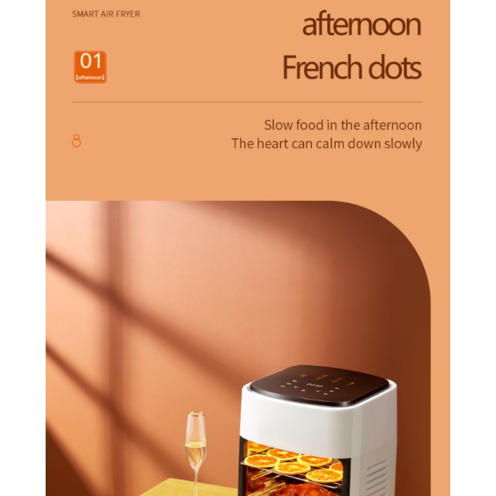 Новая умная электрическая фритюрница Visual 15 л, электрическая духовка, фритюрница