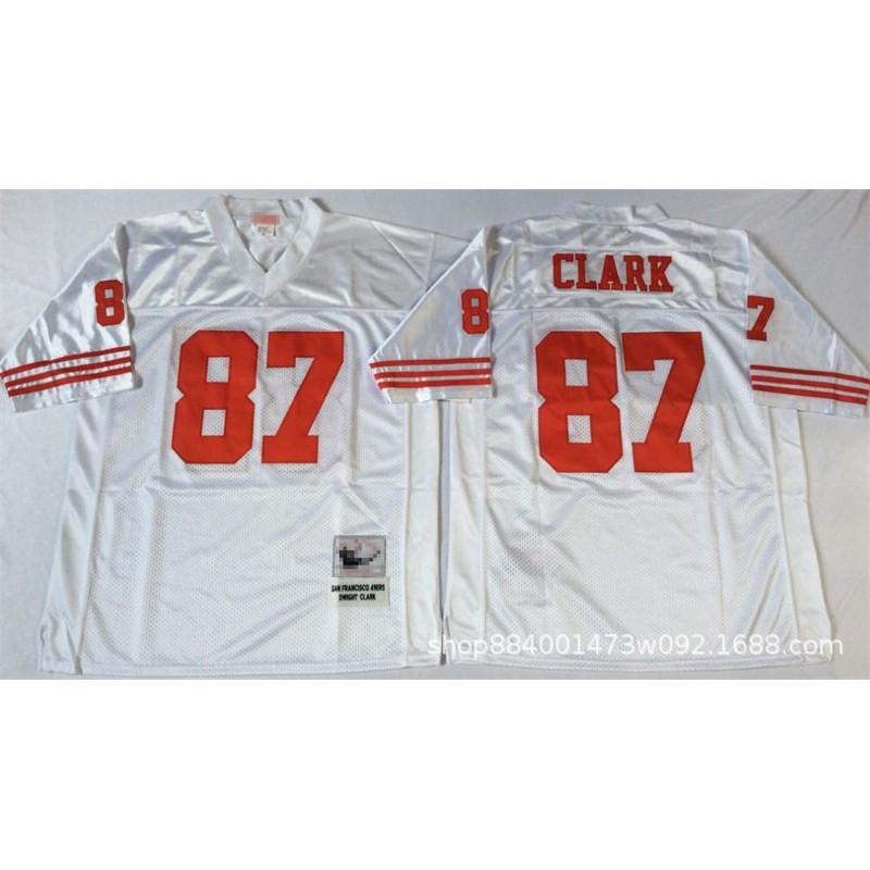 San Francisco 49ers Retro Football Jersey Mens Cotton Blend Training Uniform American Practice Fan Wear