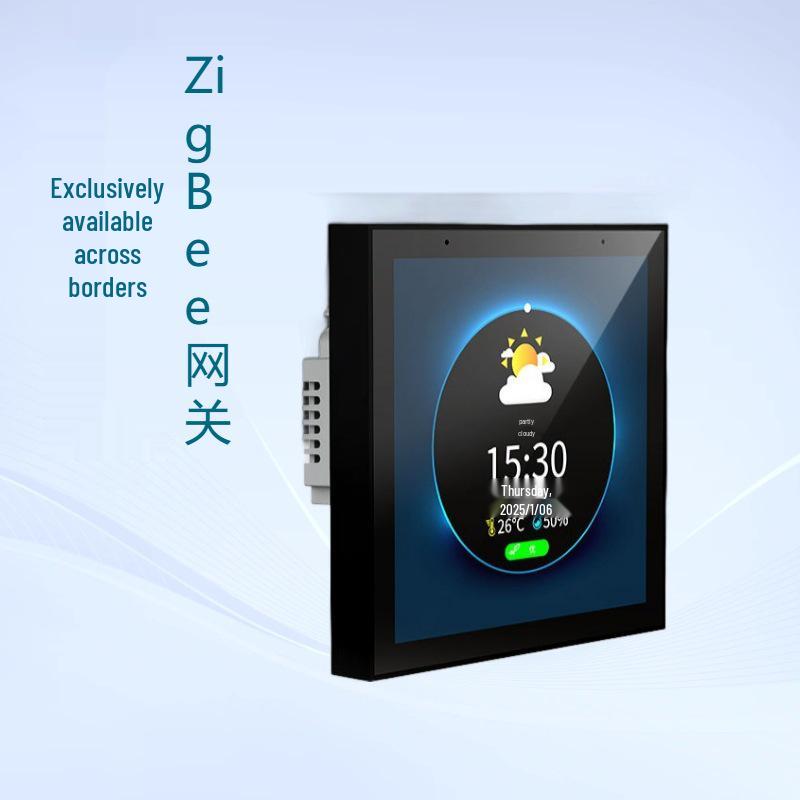 Tuya 4-дюймовый умный многофункциональный переключатель сцен и диммирования с управлением через мобильное приложение