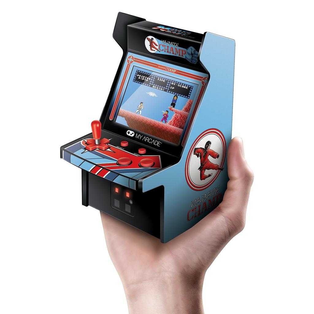 MyArcade 6,75-дюймовая ретро-мини-игра Karate Champ, сине-черная, DGUNL-3204