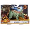 Mattel Фигурка Jurassic World New Ruler Triceratops возрастом 10 лет и HDX34 Green Medium (МИР ЮРСКОГО ПЕРИОДА) Рев! [Общая длина приблизительно. 26см] [4 вверх]