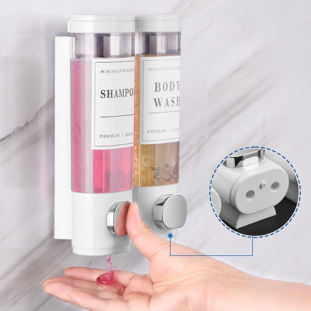 Wall Mounted Shampoo Dispenser 2*300ml/3*300ml Conditioner Dispenser For Bathroom Hotel