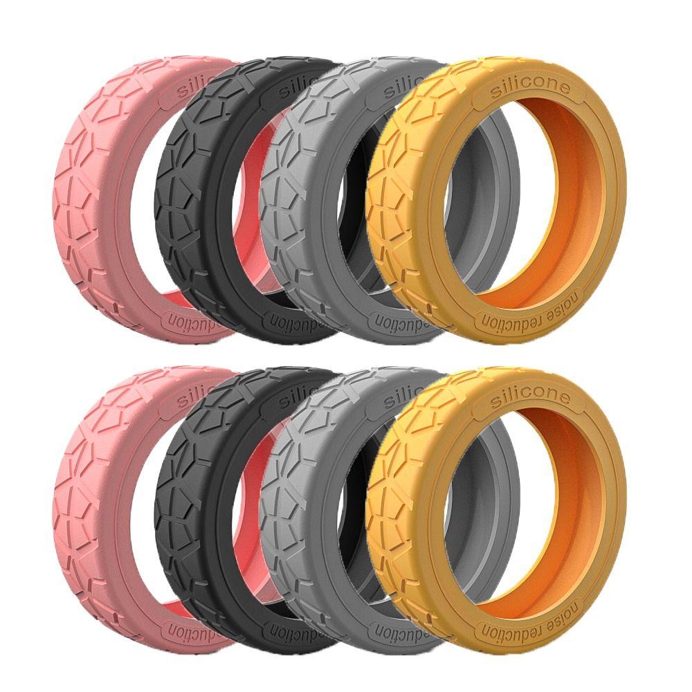 8 шт. Силиконовые защитные чехлы для колес чемодана, снижающие шум, чехлы для колесиков тележки