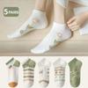5 Pairs/Pack Polyester and Spandex Women Sock Breathable Lace Socks Cute Sock