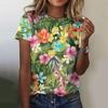 Fashion Women Blouse T-Shirts 3d Floral Print Casual Tops Ladies Casual Female T Shirts Harajuku Girls Short Sleeve Clothes