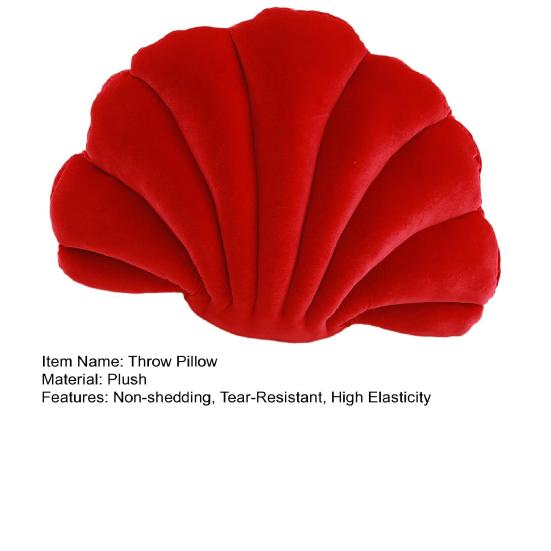 Декоративная подушка Нелиняющая, устойчивая к разрыву, высокая эластичность, хороший отскок, полное наполнение, дышащая форма ракушки, декоративная подушка, кукла, домашний декор