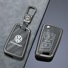 Для VOLKSWAGEN VW Чехол-держатель для умного ключа автомобиля из цинкового сплава, серый, для VW Volkswagen Golf 7 MK7 Tiguan MK2 T-roc T-c