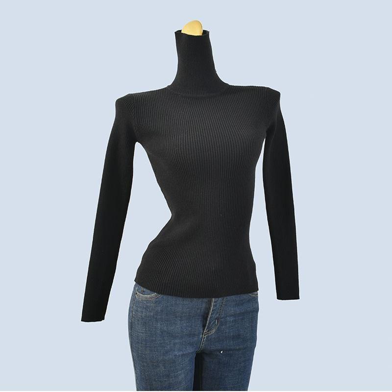 Thermal Turtleneck Bottoming Shirt Soft Glutinous Sweater Women's Autumn and Winter Retro Underwear Slim Fit Slimming Long Sleeves Knitting Tops