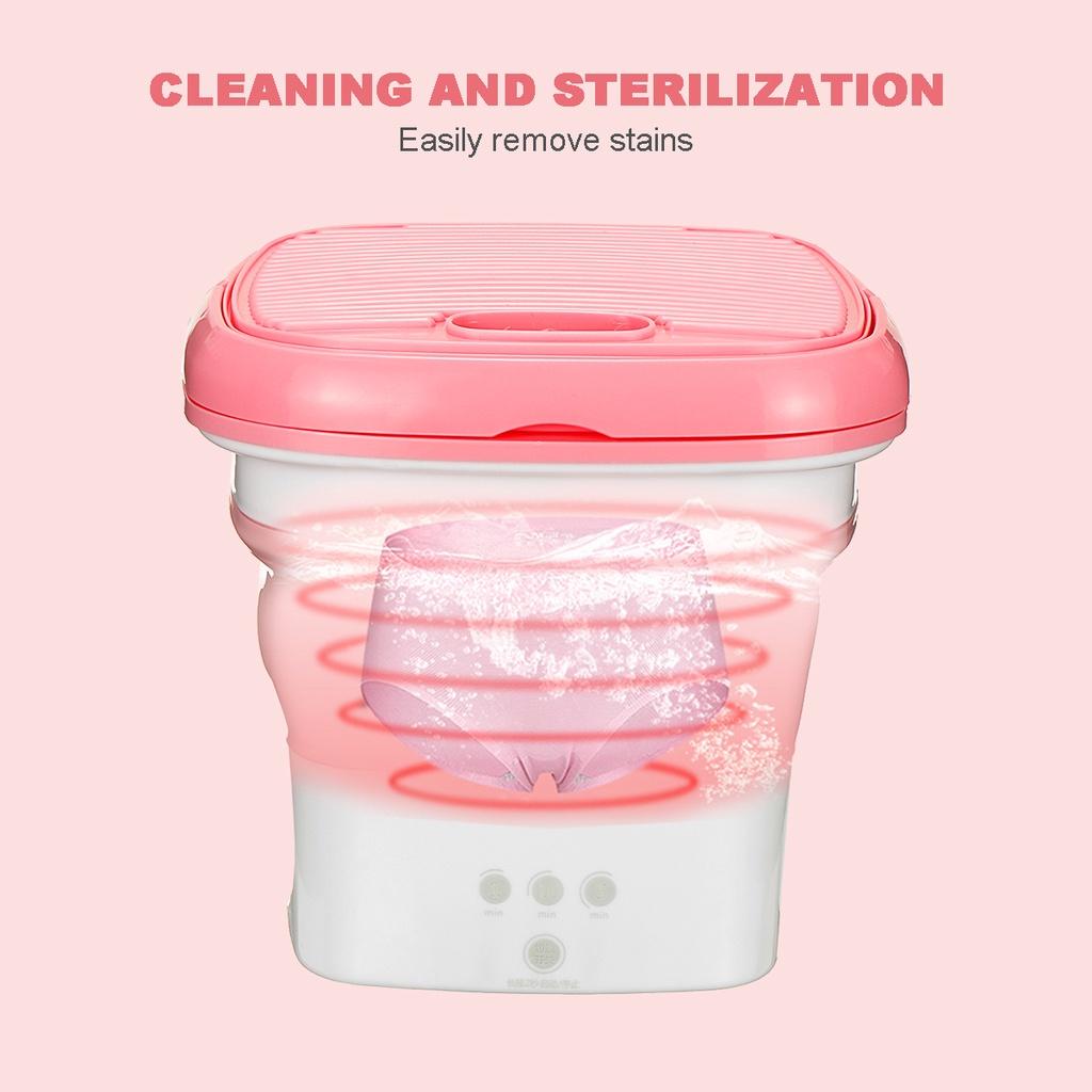 220V Мини Складная Портативная Стиральная Машина Дорожная Стиральная Машина с Роторной Сушкой Для Одежды Нижнего Белья Обуви