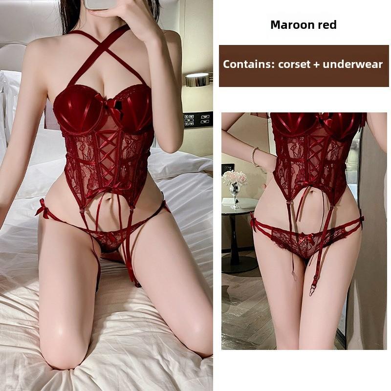 Бюстгальтер Fishbone Pure Want To Wear Кружево с подкладкой для груди Верх с подвязками и коротким нижним жилетом внутри