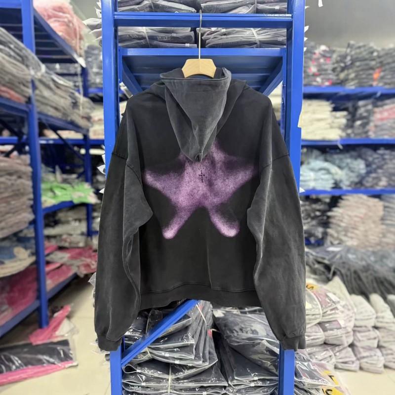 Travis Scott Graphic Print Oversized Hoodie Men Casual Cotton Blend Sweatshirt