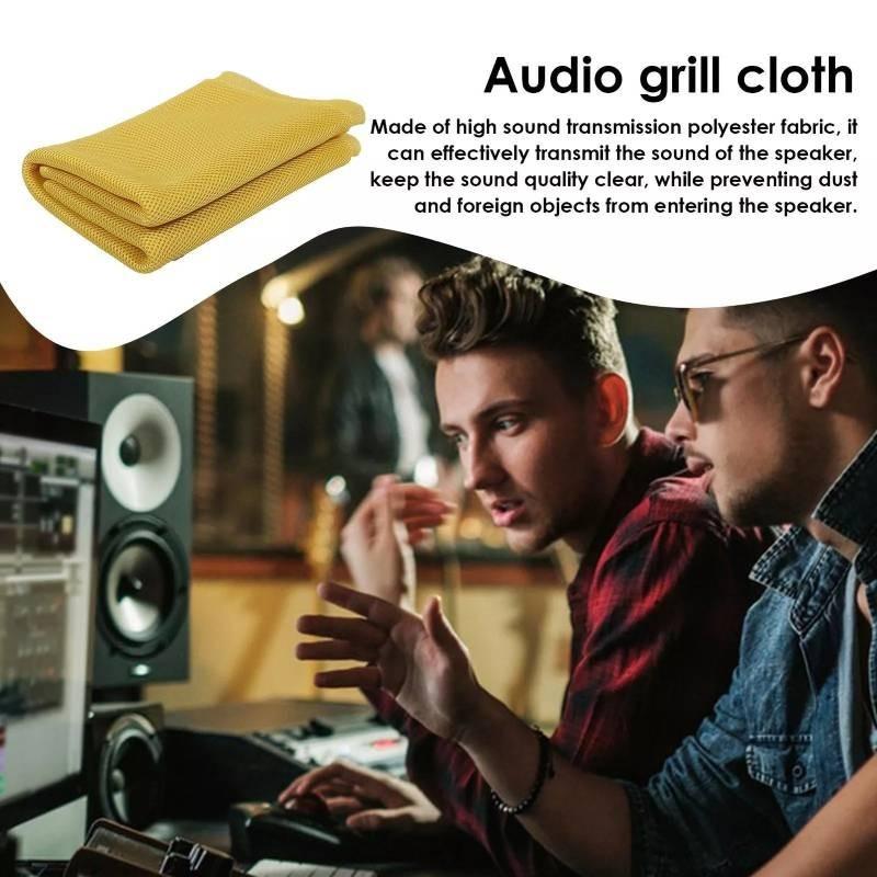 High Quality Polyester Speaker Mesh Cloth Ideal For Home Theater And Professional Audio