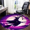 1pc Witch Moon Office Round Area Rug, Under Office Chairs Bedroom Living Room Home Decor, Room Deco, Available in Various Sizes