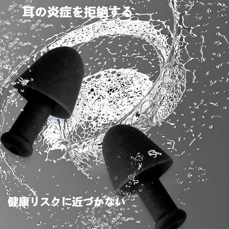 Nose Clip Nose Plug Swimming Ear Plugs Set of 2 Waterproof Reusable Comfortable To Wear and Suitable for Both Men and Women Applicable Even To