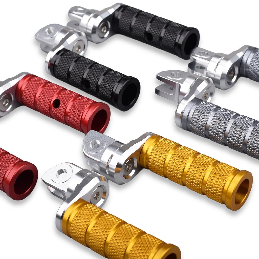 Регулируемый комплект подножек для Triumph Daytona 660, Trident 660, Tiger Sport 660, Street Triple 765/R/S/RS/1200, Speed Twin 900 (титан)