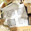Набор из 30 деревянных штампов с английским алфавитом, прописные и строчные буквы, инструменты для DIY-журналинга