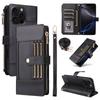 Для iPhone 16e 16 15 14 13 12 11 Pro Max 16 Plus Кошелек-чехол, Чехол с блокировкой RFID, Подставка, Флип-чехол, Ремешок на запястье, Держатель для карт