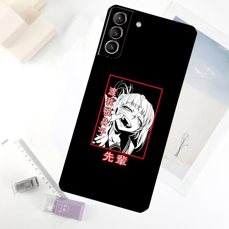 Крутой Чехол для Телефона с Аниме-Персонажем Senpai Для Samsung Galaxy S25 S24 S23 S22 S21 S20 S26 Ultra S10 Plus S23 FE S25 FE