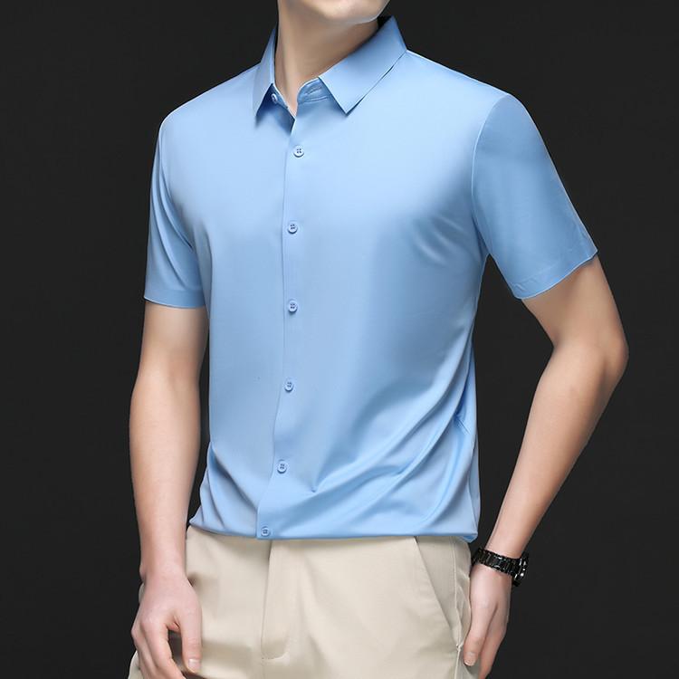Мужская рубашка с коротким рукавом Летняя Business Casual