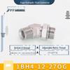 1BH9-OG Imperial Adjustable Pipe Elbow 90° Type C, 60° Internal Taper to Metric Right Angle 1BH4 Connector.