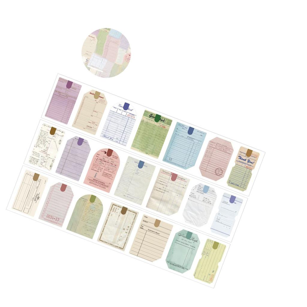 Винтажный скрапбукинг рулонные наклейки лента мусор журнал скрапбукинг аксессуары принадлежности этикетки Ta