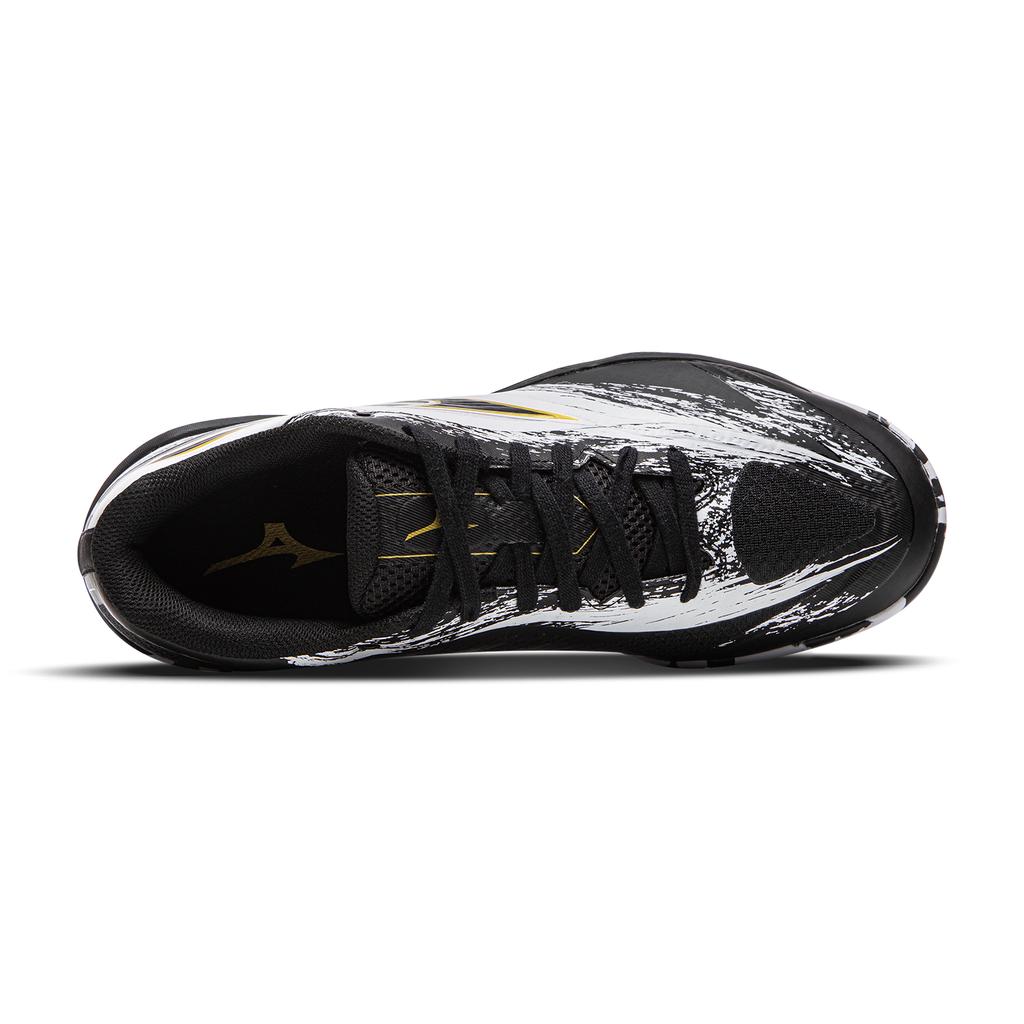 Mizuno Кроссовки для настольного тенниса Mizuno Wave Medal 8, удобная посадка, низкие, унисекс, Белый Черный 81GA258212