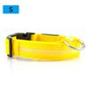 Светодиодный светящийся ошейник, регулируемый светящийся безопасный ошейник для маленьких домашних животных для уличных товаров для собак