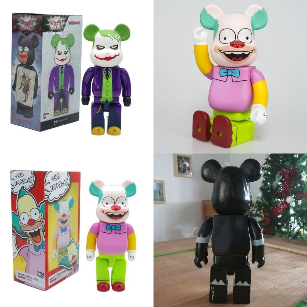 Изысканный Bearbrick 400% Конструктор Медведь Игрушка Фигурка Бэтмен Джокер Красти