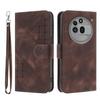 For Nothing Phone (3a) Pro Leather Wallet Case Butterfly Flower Imprinted Phone Cover with Strap