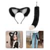 Stylish Foxes Tail Pendant Keychain Adornment Dainty T Ear Hairband Portable R Charm for Bag Backpack Decoration