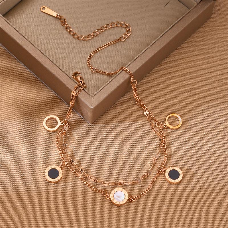 Корейский браслет женской моды из титановой стали Дун Дэмун - Нержавеющий, Высококлассный, Дизайн через границу.