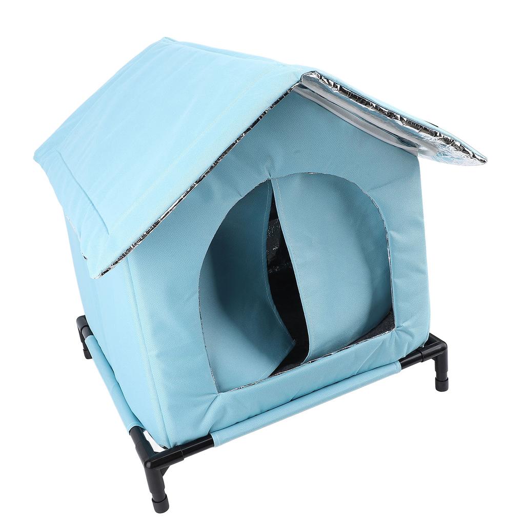 Outdoor Cat House Winter Warm Water Resistant Rainproof Large Space All Seasons Universal Enclosed