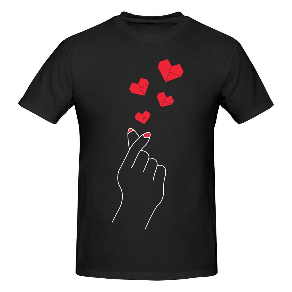 Origami Heart Finger Heart Gesture T-shirt