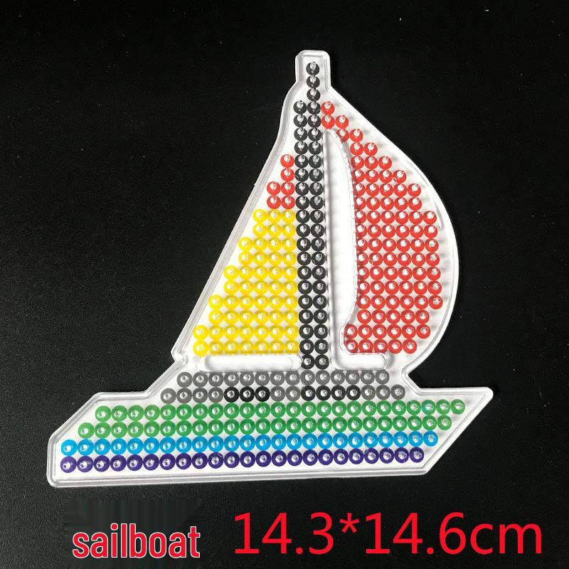 Экологичный шаблон из 5мм бусин Perler: Детская развивающая доска-пазл для самостоятельной сборки