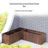 HANDUNYOU Outdoor Anti-Corrosion Wood Planter Box & Partition Fence