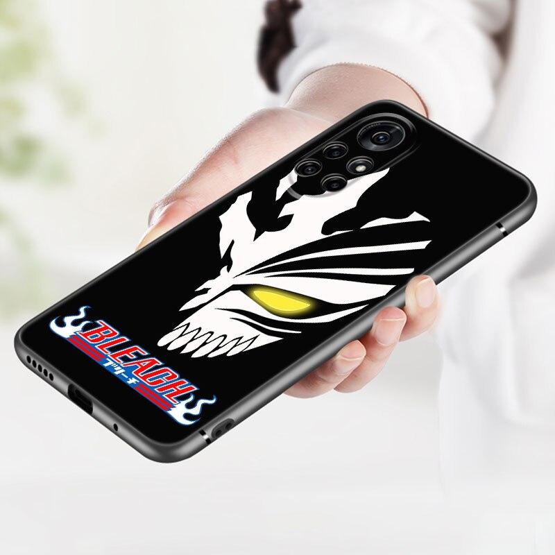 Чехол для телефона с аниме BLEACHS для Huawei Honor 60 50 SE 30S Mate 30 20 10 Lite 40 Nova 9 8 Pro Y60 8i 7i 7SE 5T, черный чехол премиум-класса