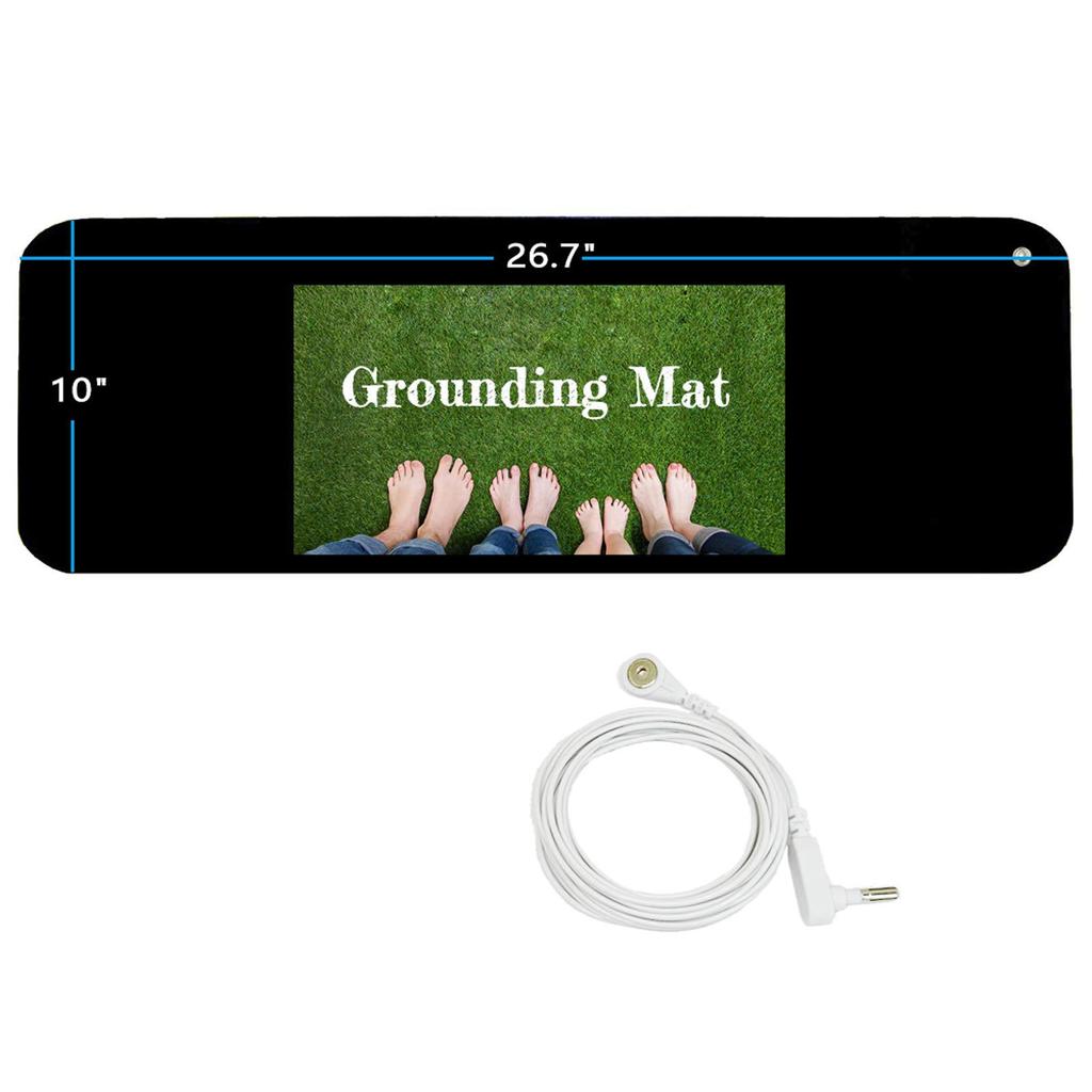 Grounding Mat Kit - Universal Grounding Mat (10 X 26.7) for Healthy Grounding Energy with 15' Straight Power Cord, Indoor Grounding