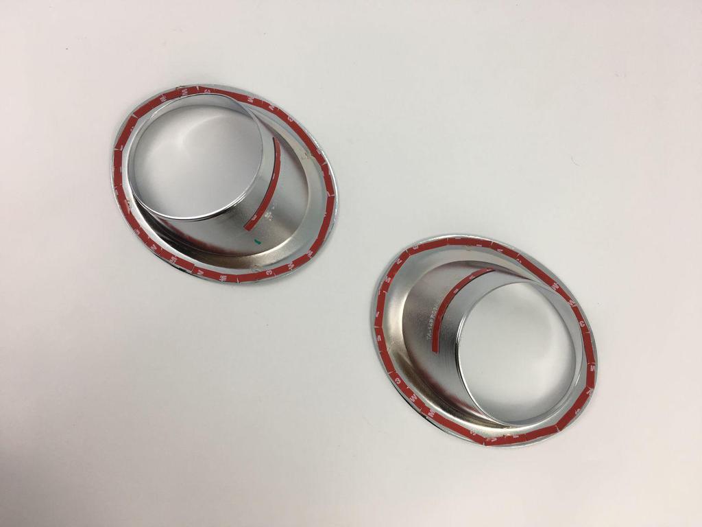 14-23 Prado Front Fog Light Decorative Cover Frame