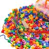 Набор бусин для шнуровки, блок для развития мелкой моторики, игрушка для детей 3, 4, 5 лет, 160