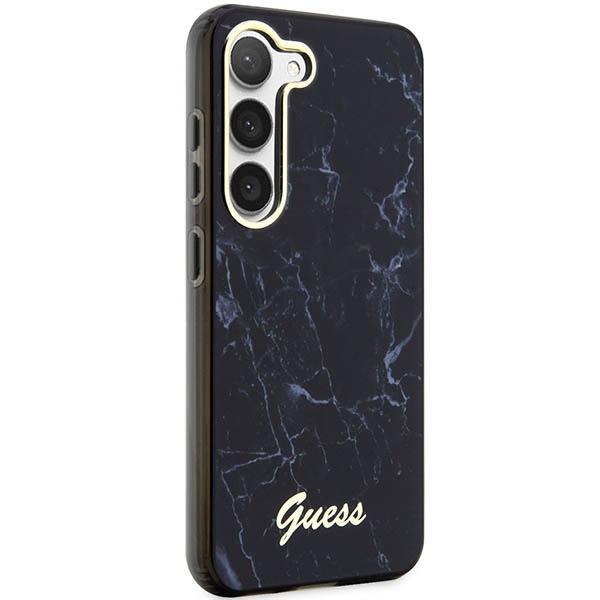 Etui do Samsung Galaxy S23 Plus Guess Marble Czarne
