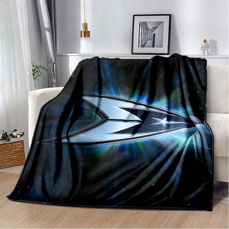 3D Print Star-T-Trek Pattern Flannel Blanket,Multi-purpose Holiday Gift Blanket Warm And Soft Blankets All Seasons