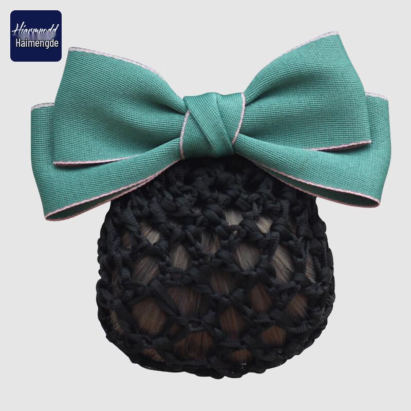 HIARMNODD Профессиональная сетка для волос с зажимом-бантиком