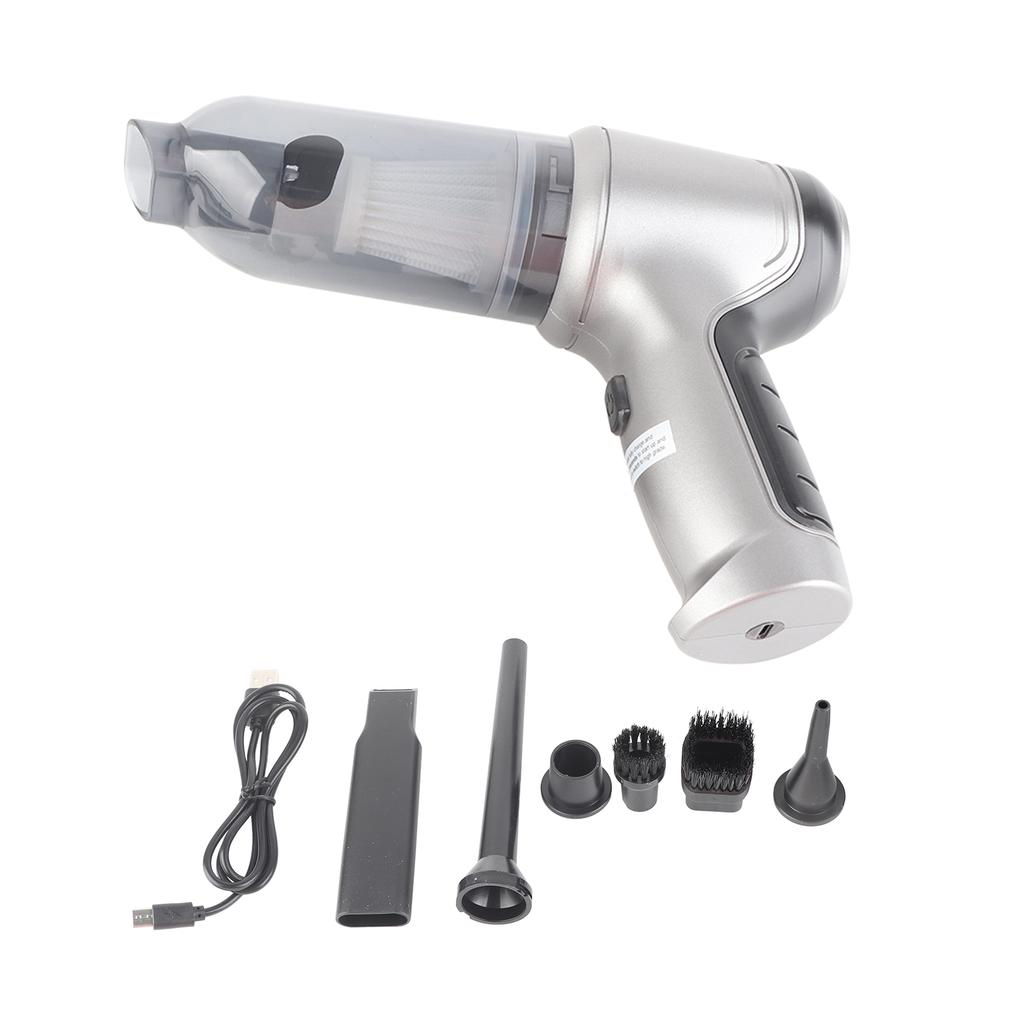 Car Vacuum Cleaner High Power Powerful Suction USB Rechargeable Portable Mini Handheld Vacuum