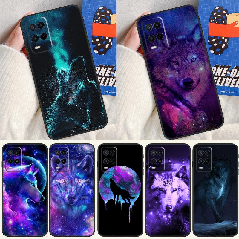 Милый Волк Галактики Для Oppo A40 A60 A80 A18 A38 A58 A78 A98 A79 A16 A76 A96 A15 A74 A94 A54 A77 A17 Чехол для телефона