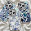 Чехол для телефона Honor 200 400 Lite 400 200 Pro X9b Magic 7 6 Lite X9c X9a X9b X8b X7c Милое Синее Сердце Морская Звезда Для Honor 400 Сумка