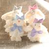 Bunny Plush Keychain Girls Boys Plush Doll Pendant Mini Rabbit Purse Charm